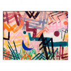 Spiel der Kräfte einer Lech Landschaft von Paul Klee
