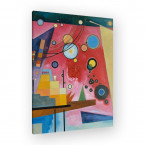 schweres Rot von Wassily Kandinsky