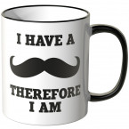 i have a moustache tasse