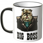 JUNIWORDS Tasse Büro Hund Big Boss