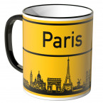 JUNIWORDS Tasse Ortsschild Skyline Paris