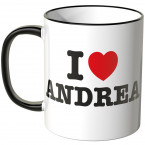 JUNIWORDS Tasse I LOVE ANDREA