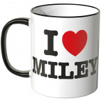 JUNIWORDS Tasse I LOVE MILEY