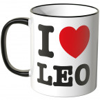 JUNIWORDS Tasse I LOVE LEO