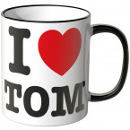 JUNIWORDS Tasse I LOVE TOM