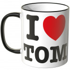 JUNIWORDS Tasse I LOVE TOM