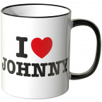 JUNIWORDS Tasse I LOVE JOHNNY