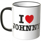JUNIWORDS Tasse I LOVE JOHNNY