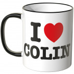 JUNIWORDS Tasse I LOVE COLIN