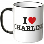 JUNIWORDS Tasse I LOVE CHARLIZE