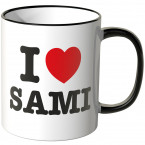 JUNIWORDS Tasse I LOVE SAMI