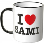 JUNIWORDS Tasse I LOVE SAMI