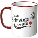 JUNIWORDS Tasse Beste Schwägerin der Welt