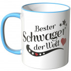 JUNIWORDS Tasse Bester Schwager der Welt