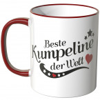 JUNIWORDS Tasse Beste Kumpeline der Welt