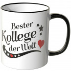 JUNIWORDS Tasse Bester Kollege der Welt