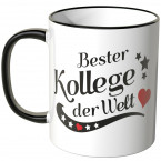 JUNIWORDS Tasse Bester Kollege der Welt