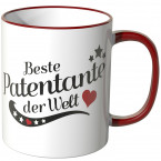 JUNIWORDS Tasse Beste Patentante der Welt