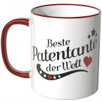 JUNIWORDS Tasse Beste Patentante der Welt