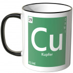 JUNIWORDS Tasse Element Kupfer "Cu"