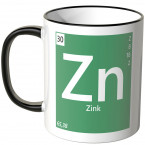 JUNIWORDS Tasse Element Zink "Zn"