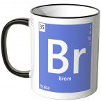 JUNIWORDS Tasse Element Brom "Br"