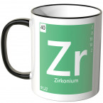 Zirkonium Element Tasse