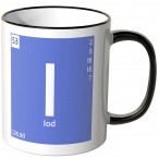 JUNIWORDS Tasse Element Iod "I"