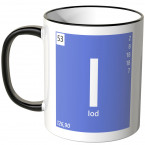 JUNIWORDS Tasse Element Iod "I"