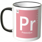 JUNIWORDS Tasse Element Praseodym "Pr"