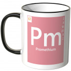 JUNIWORDS Tasse Element Promethium "Pm"