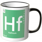JUNIWORDS Tasse Element Hafnium "Hf"