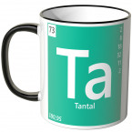 JUNIWORDS Tasse Element Tantal "Ta"