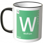 JUNIWORDS Tasse Element Wolfram "W"