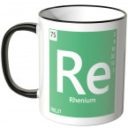 JUNIWORDS Tasse Element Rhenium "Re"