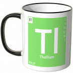 JUNIWORDS Tasse Element Thallium "Ti"