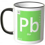 JUNIWORDS Tasse Element Blei "Pb"