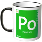 JUNIWORDS Tasse Element Polonium "Po"