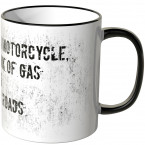 JUNIWORDS Tasse Happiness is a motorcycle...