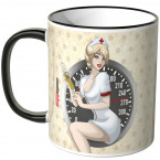 JUNIWORDS Tasse Pin Up Girl Motiv 2