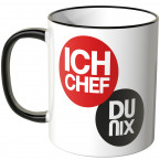 JUNIWORDS Tasse Ich Chef, Du nix. - Motiv 2