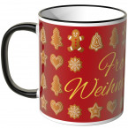 JUNIWORDS Tasse Frohe Weihnachten Lebkuchen - rot