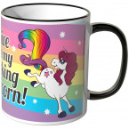 JUNIWORDS Tasse Give me my fucking unicorn