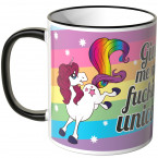 JUNIWORDS Tasse Give me my fucking unicorn