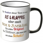 JUNIWORDS Tasse Der Besitzer dieser Tasse ist...