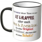 JUNIWORDS Tasse Der Besitzer dieser Tasse ist...