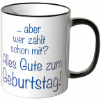 JUNIWORDS Tasse 21.900 Tage alt! (60 Jahre) - blau