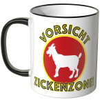 JUNIWORDS Tasse Vorsicht Zickenzone!