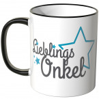 JUNIWORDS Tasse Lieblingsonkel mit Stern