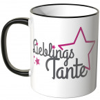 JUNIWORDS Tasse Lieblingstante mit Stern